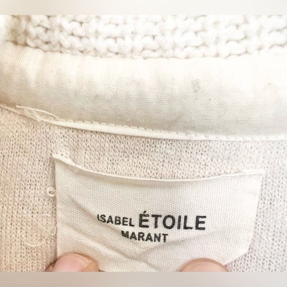 Isabel Marant Etoile Garner Half Zip  Printed Pullover Long Sleeve Jacket Sz 34 - Picture 6 of 9